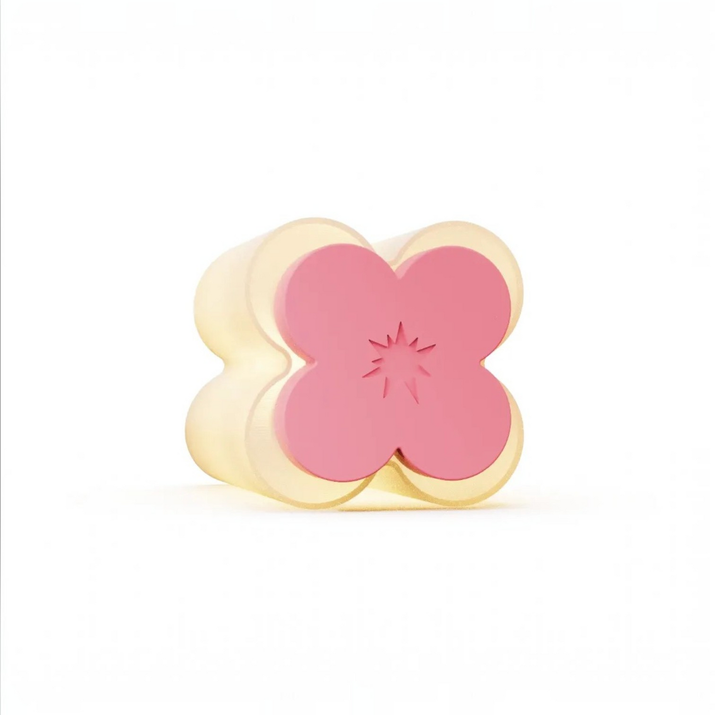 Corolla Sculptural Flower Lamp - Clear Rose