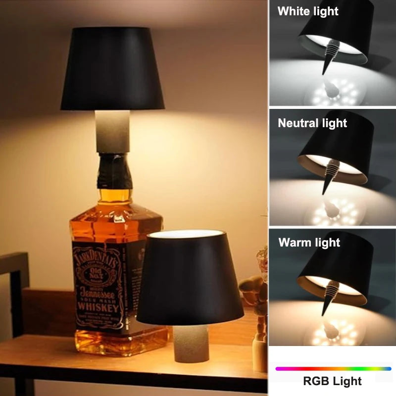 Wireless Bottle Lamp - Gift for Home Bar Lovers