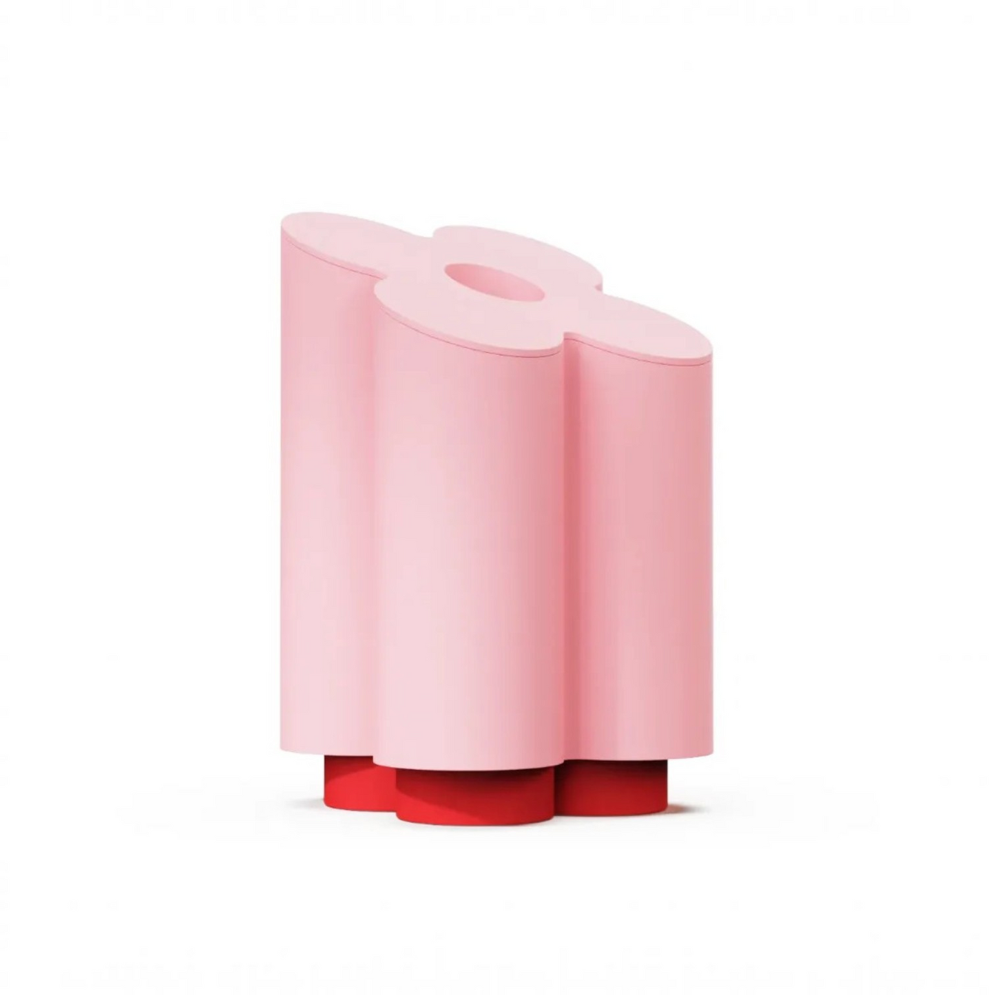 Corolla Sculptural Flower Lamp - Blush Cherry