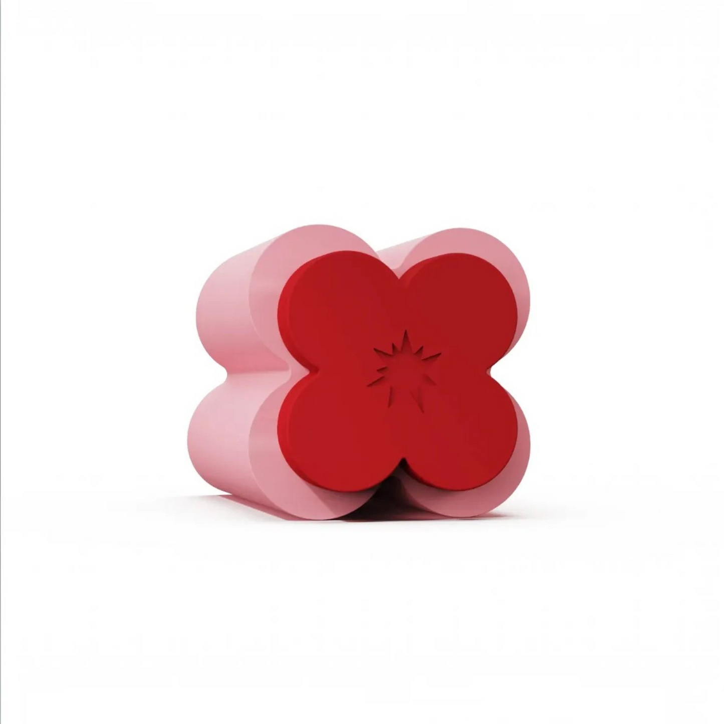 Corolla Sculptural Flower Lamp - Blush Cherry