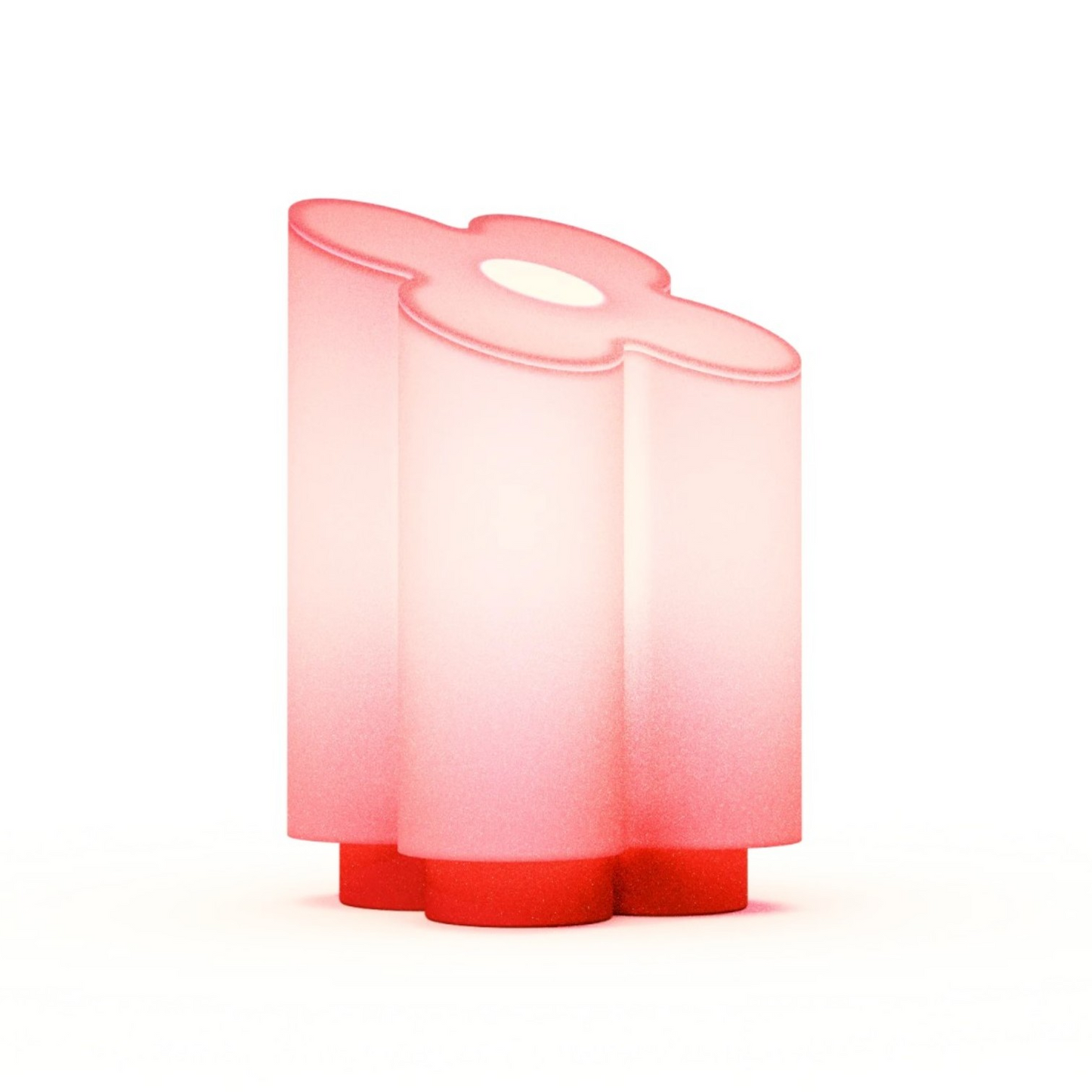 Corolla Sculptural Flower Lamp - Blush Cherry