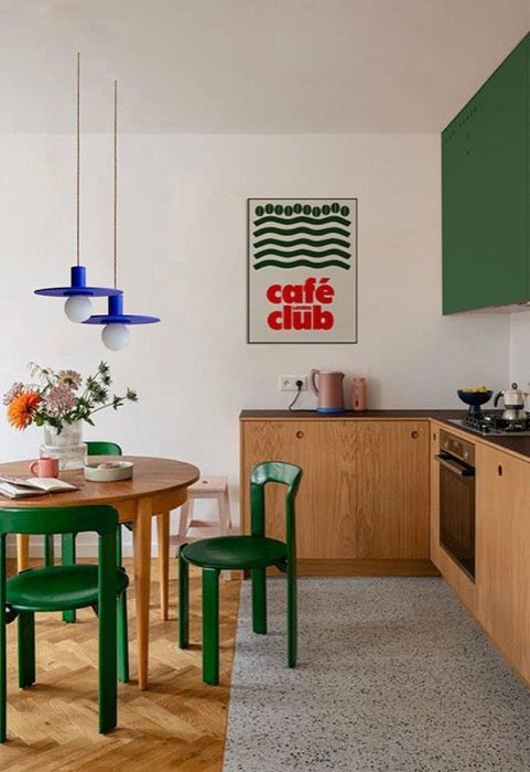 A dining nook styled with Neatify pieces